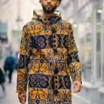 alt="Ankara jacket with hood"